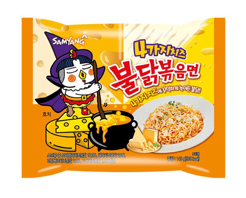 ramen buldak cuatro quesos