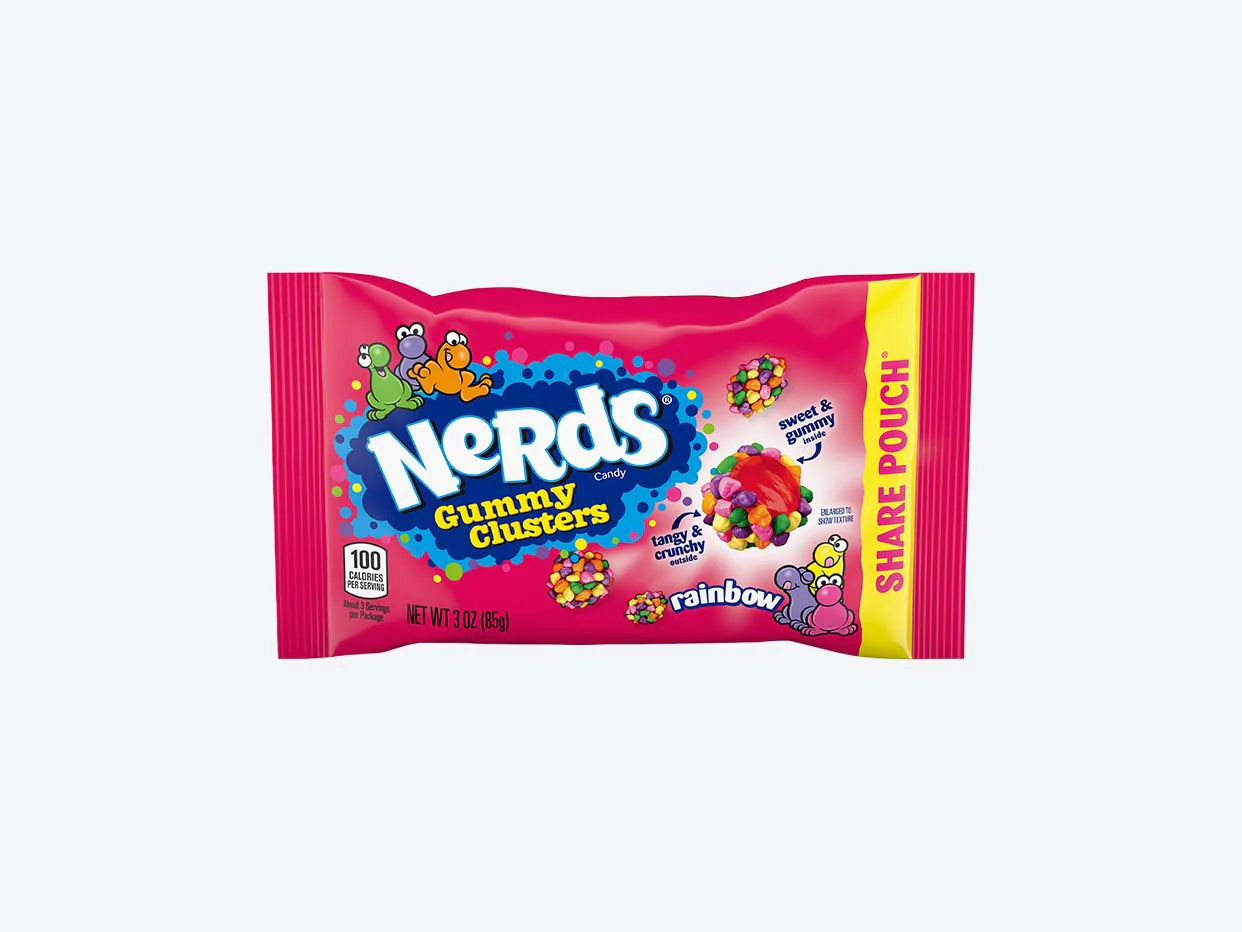 gomas nerds gummy clusters rainbow - Candy Factory