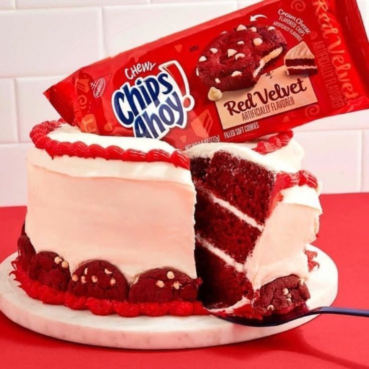 Galletas chips ahoy red velvet - Candy Factory