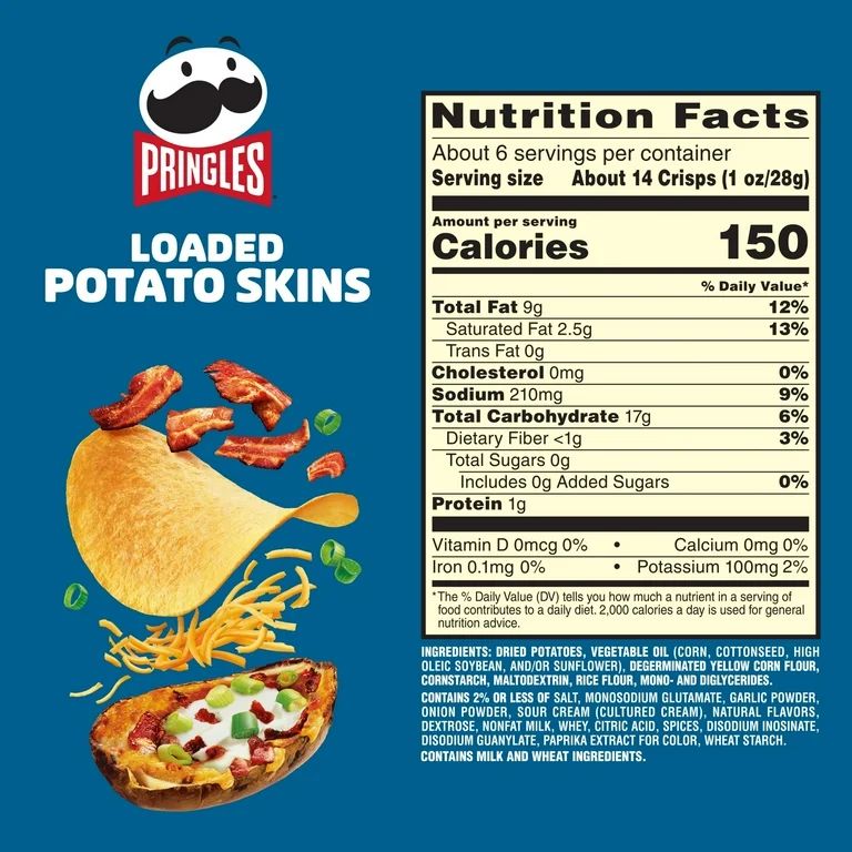 pringles loaded potato skins - Candy Factory