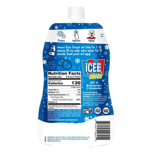 icee slush blue raspberry - Candy Factory