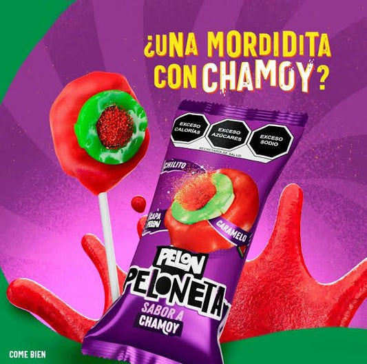 chupeta pelon peloneta chamoy - Candy Factory