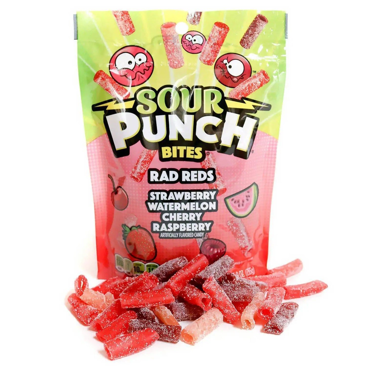 gomas sour punch bites rad reds - Candy Factory