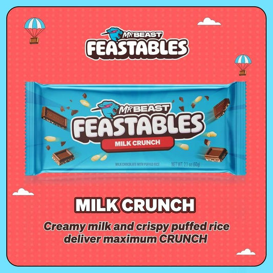 chocolatina mr beast milk crunch - Candy Factory