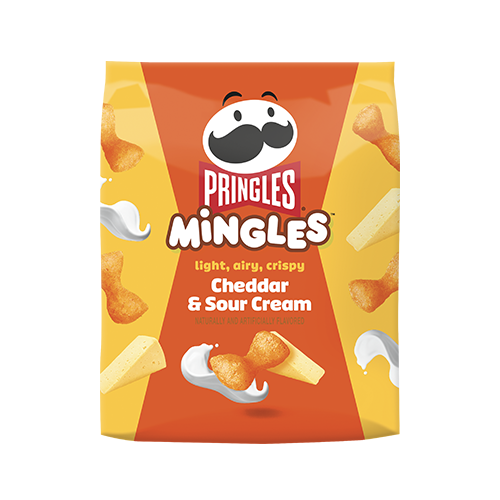 Pringles Mingles snack cheddar & sour cream - Candy Factory