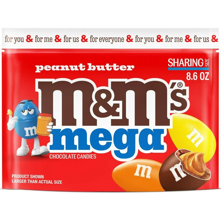 M&m's peanut butter Mega