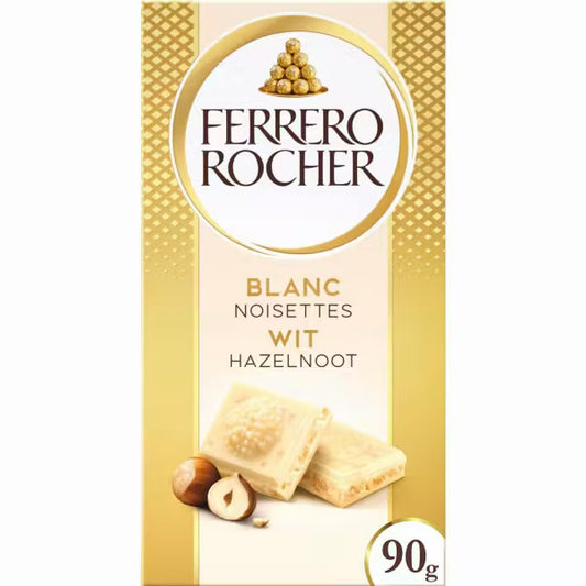 ferrero rocher blac wit noisettes hazelnoot