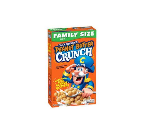cereal capitan crunch peanut butter