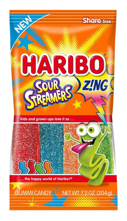 gomas haribo sour streamers