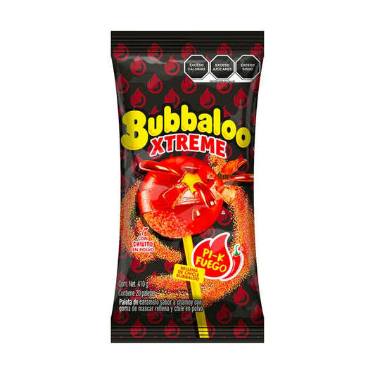 chupeta bubbaloo xtreme pik-fuego - Candy Factory