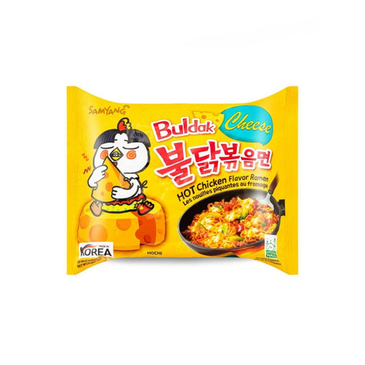 ramen buldak queso y pollo picante