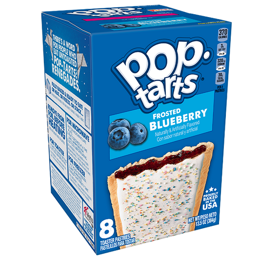 pop tarts blueberry X2