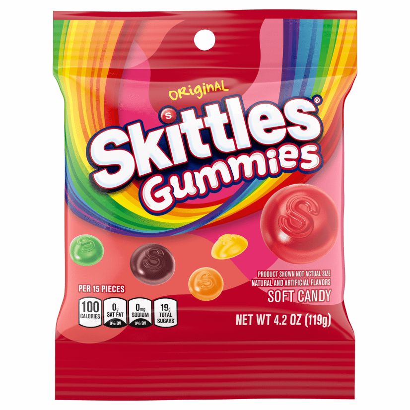 Skittles gummies original - Candy Factory