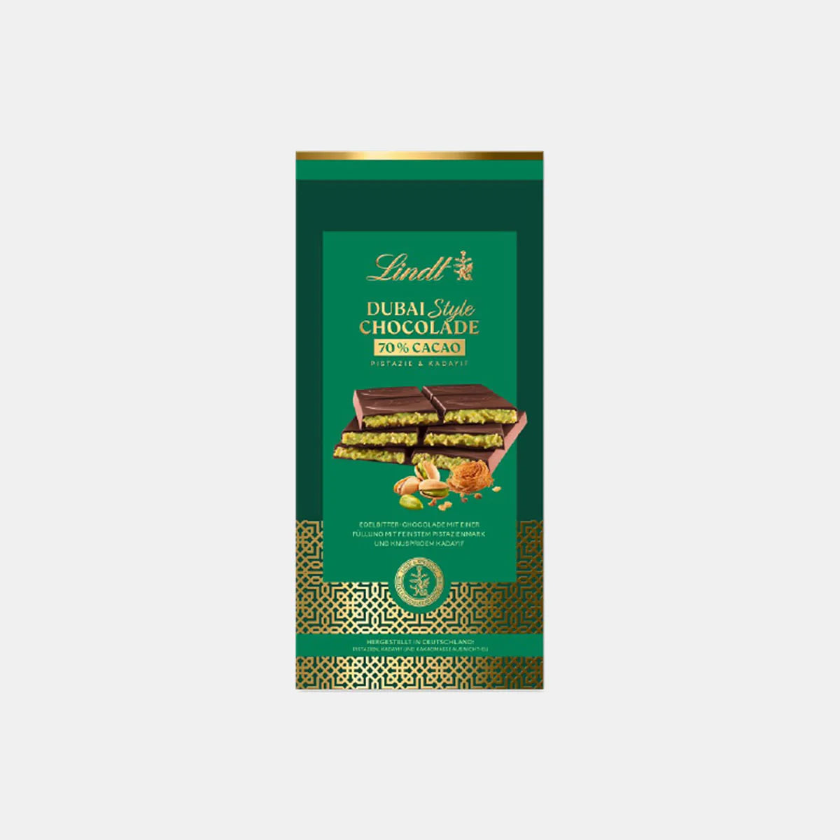 Dubai chocolate dark chocolate - Candy Factory