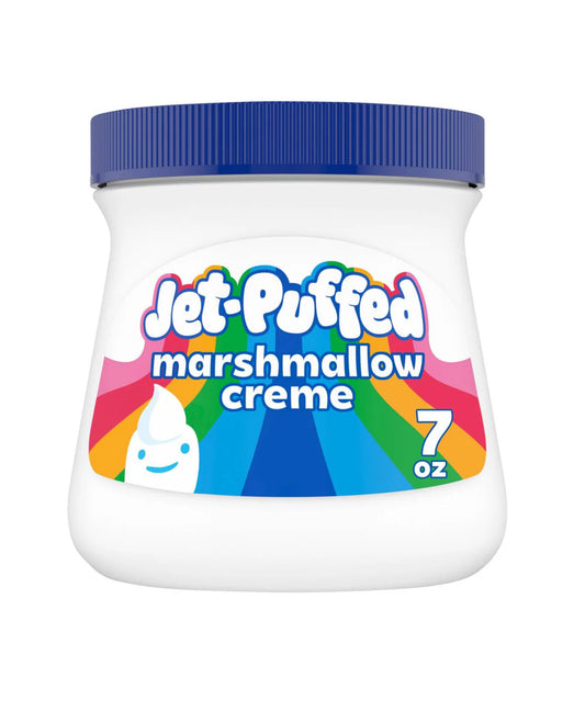 Jet-puffed crema de masmelo
