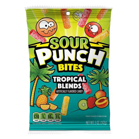 Sour punch bites tropical blends - Candy Factory