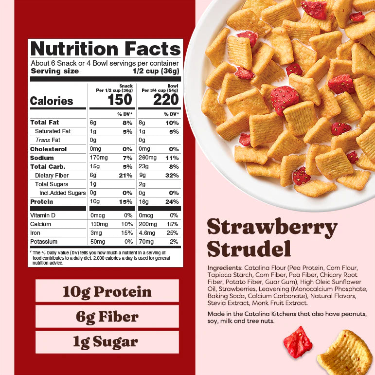 Cereal Catalina crunch Strawberry Strudel - Candy Factory