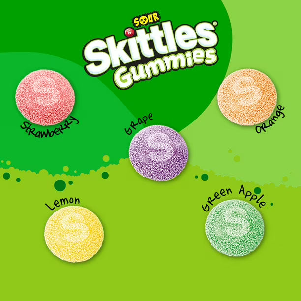 Skittles gummies sour - Candy Factory