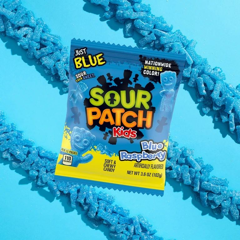 sour patch blue raspberry 102 gr - Candy Factory