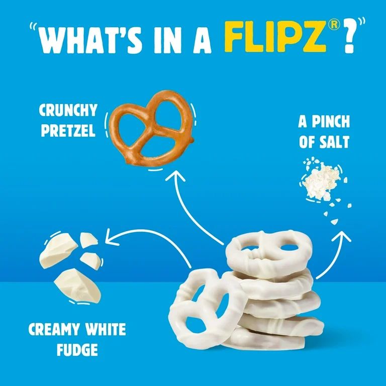 pretzel flipz white fudge - Candy Factory