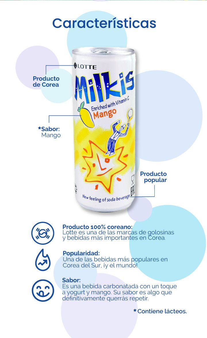 soda milkis sabor mango - Candy Factory