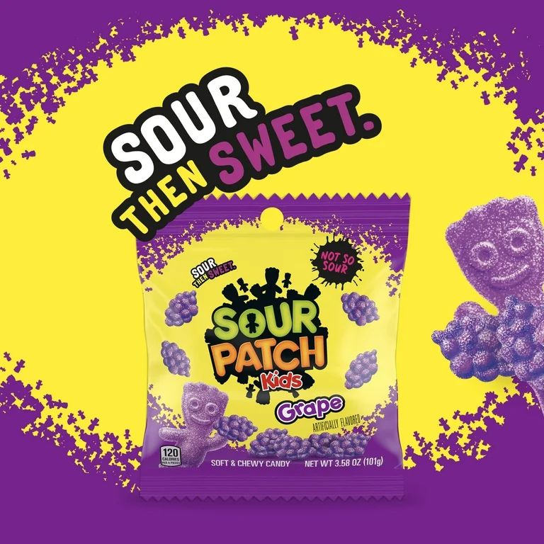 gomas sour patch uva - Candy Factory