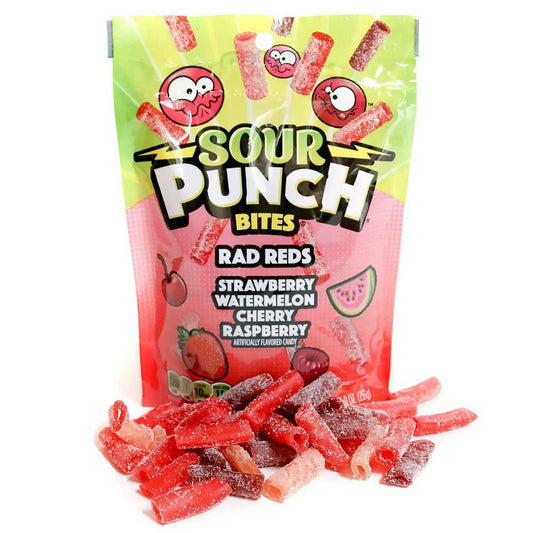gomas sour punch bites rad reds - Candy Factory