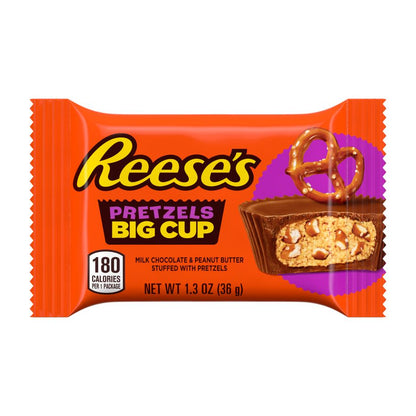 reese's big cup relleno pretzel - Candy Factory