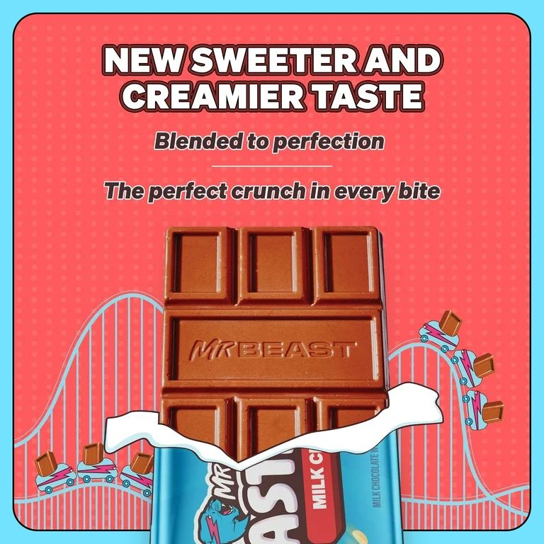 chocolatina mr beast milk crunch - Candy Factory