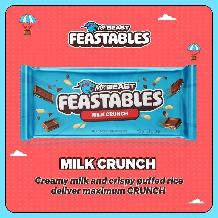 chocolatina mr beast milk crunch - Candy Factory